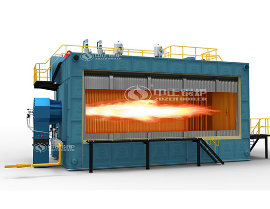 SZS冷凝燃?xì)猓ㄓ停┻^熱蒸汽鍋爐